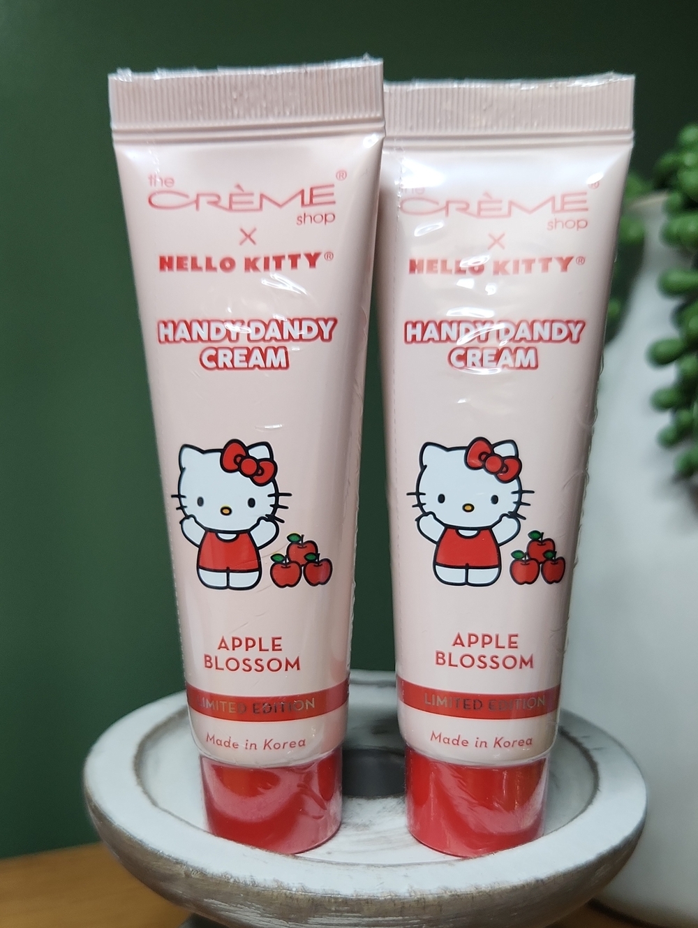The Creme Shop Hello Kitty Hand Cream, Apple Blossom Scent NEW SEALED, Set Of 2